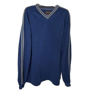 Vintage Fender Solidbody V Neck Sweatshirt Size Large Logo Guitar Musical Gear